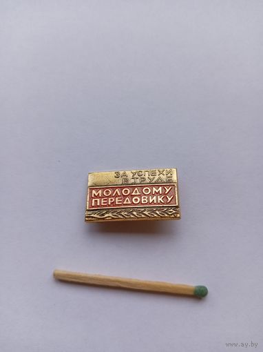 За успехи в труде. Молодому передовику.
