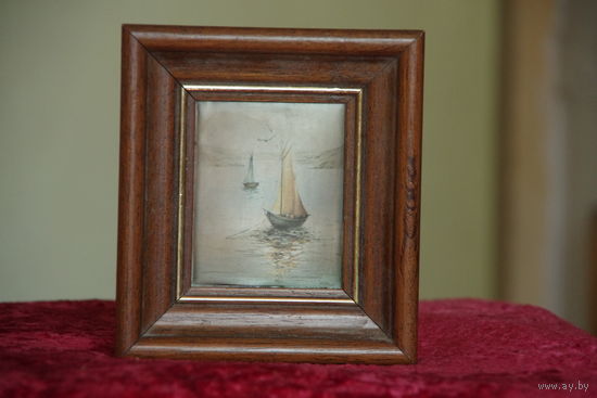 Картина ( шелкография )   13,см х 14,5 см