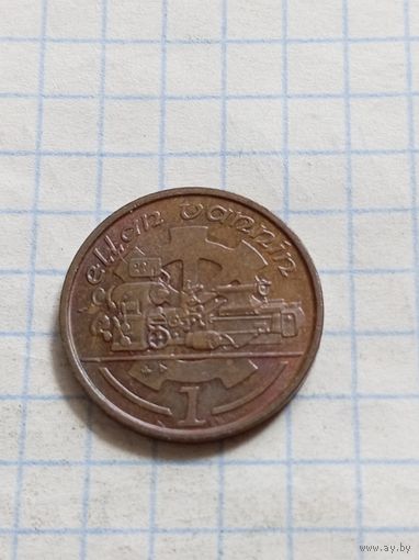 1 пенс 1988 года. Мэн