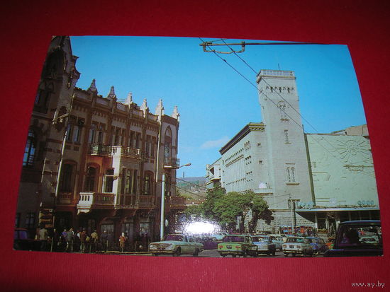 Тбилиси Колхозная площадь 1981 год Авиа чистая