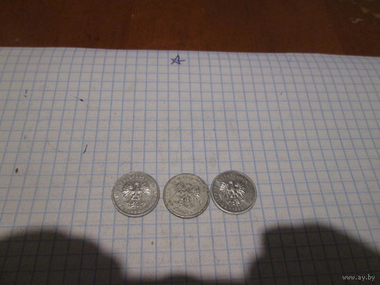 2 злотых.Польша.Цена за шт.