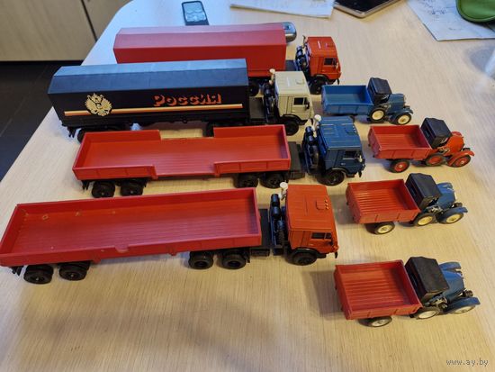 Камаз-5410 4шт и АМО Казань 4шт. Авто СССР