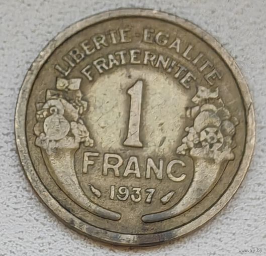 Франция 1 франк 1937