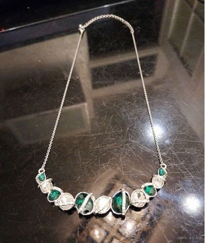 Очень красивое колье, длина 56см