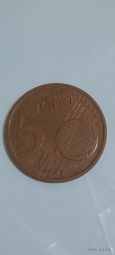 Латвия 5 евроцентов 2014