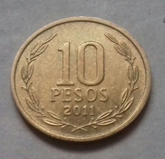 10 песо, Чили 2011 г.