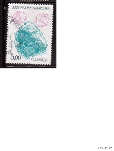 Франция-1986 (Мих.2565) , гаш., Минералы