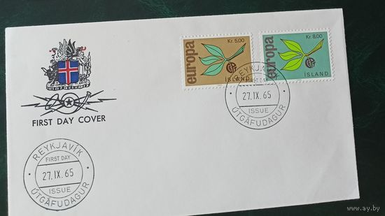 Исландия Европа СЕПТ 3 редких КПД 1963, 1964, 1965