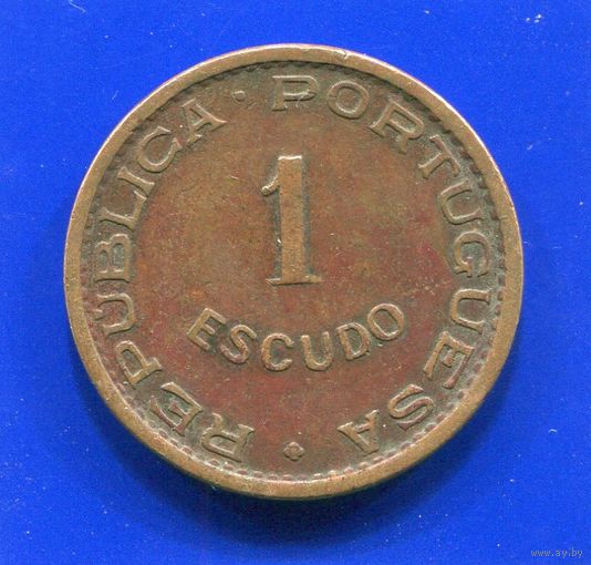Мозамбик 1 эскудо 1973 , Португальская Колония