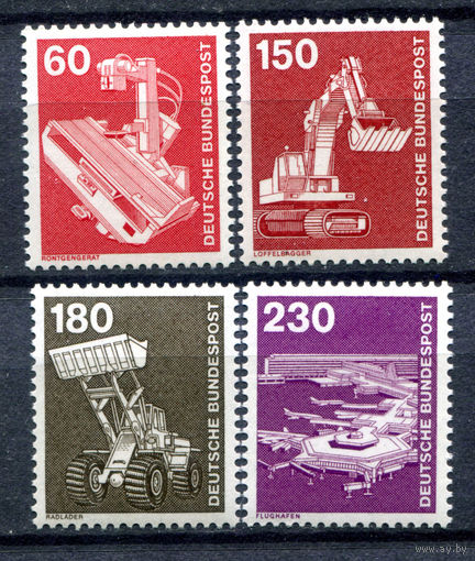 Германия (ФРГ) - 1978г. - Стандартный выпуск - полная серия, MNH [Mi 990-994] - 4 марки