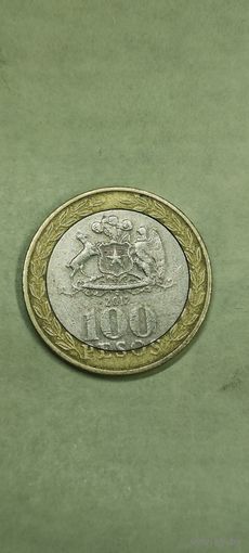 Чили 100 песос 2017