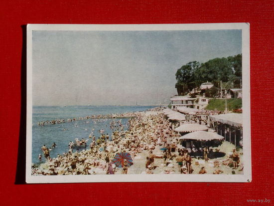 Сочи городской пляж 1960г.