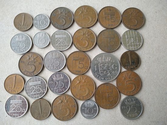 Нидерланды. 28 монет