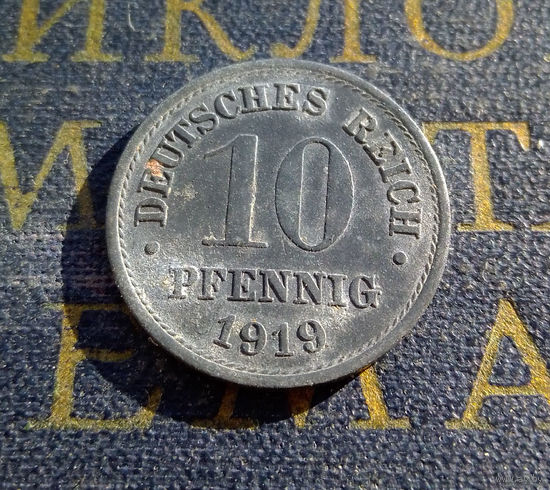 10 пфеннигов 1919 Германская Империя #01