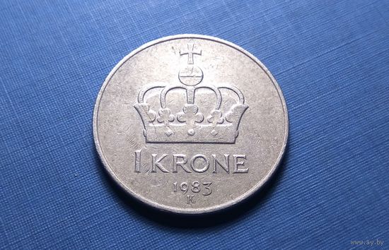 1 крона 1983. Норвегия.