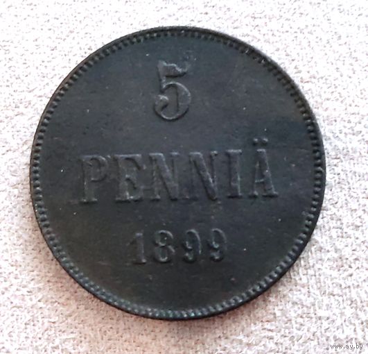 Красивые 5 пенни 1899 года. Распродажа! Смотрите другие мои лоты