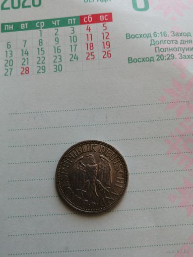 1 марка 1973 D