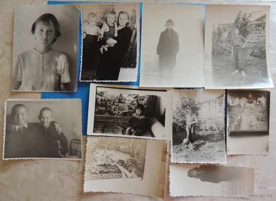 Фото "Дети", 1950-1960-е гг., 10 шт.