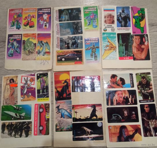 Наклейки 90-х лот2