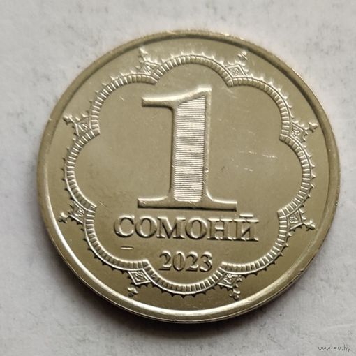 Таджикистан 1 сомони  2023 г.
