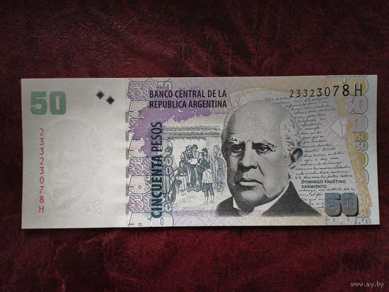 50 песо Аргентина 2003-15 г.г.