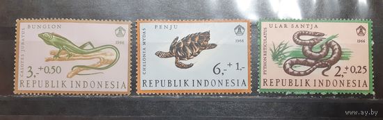 Индонезия. 1966 год. Фауна. Пресмыкающиеся (1058)