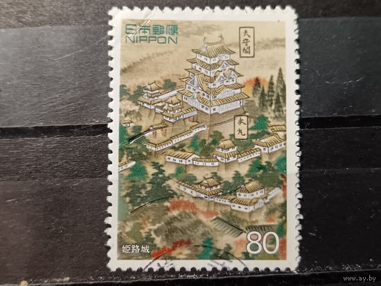 Япония, 1994. Замок Химэдзи. Живопись.