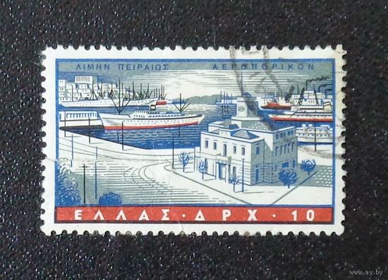 Вид на порт. Греция. Дата выпуска:1958-07-01