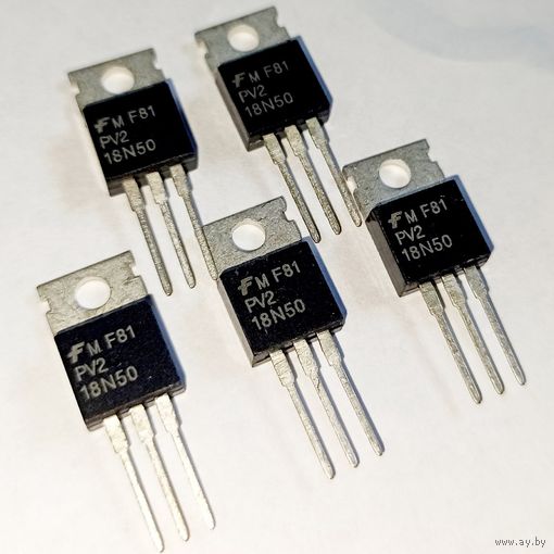 18N50, Транзистор N-канал 500В, 18А. MOSFET. Fairchild
