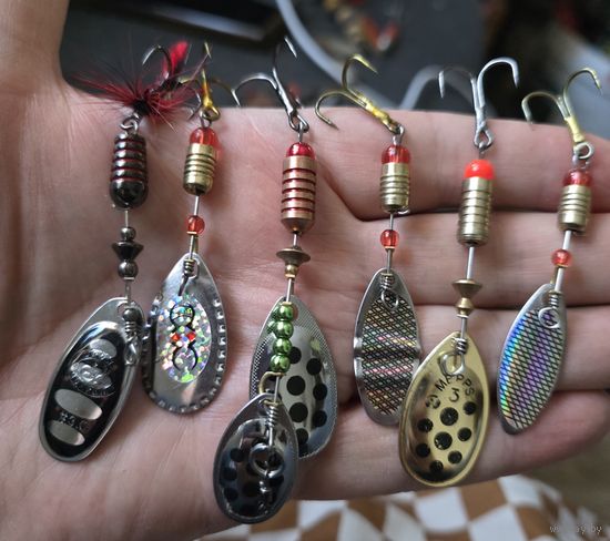 Блесны вертушки на окуня, форель, голавля, щуку,судака