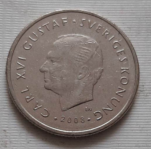 1 крона 2008 г. Швеция