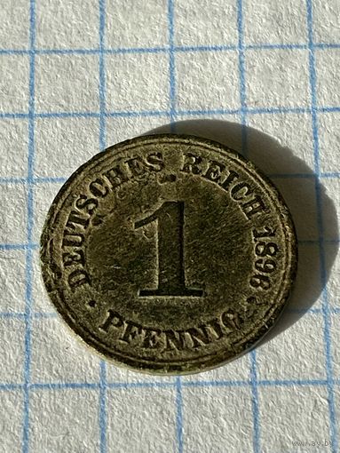 1 пфеннинг 1896 год