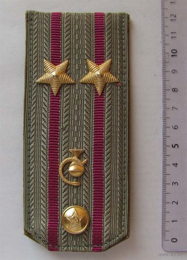 Погон подполковник медик N2