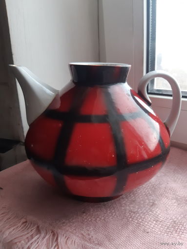 Чайник большой, МФЗ. Минский фарфоровый завод. 70е годы.