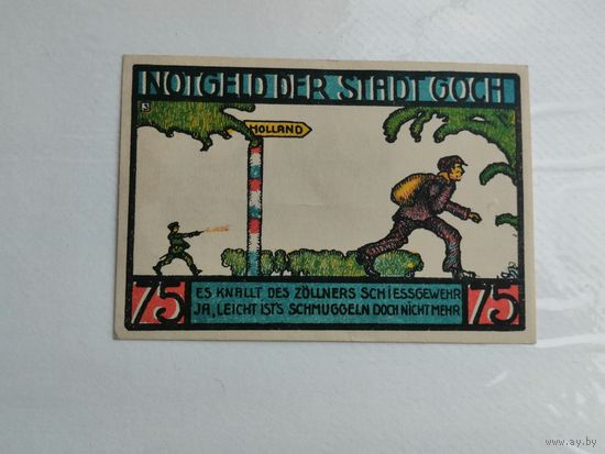 75  пфенниги 1922  Goch
