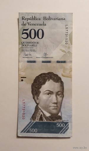 Венесуэла. 500 боливаров 2017 г.