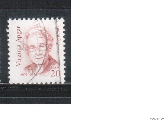 США-1994, (Мих.2530) , гаш., Стандарт, Личности, Физик(одиночка)