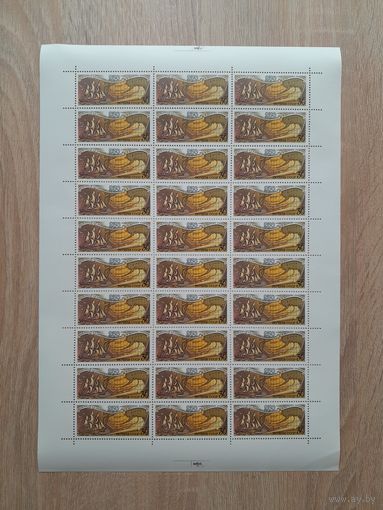 Лист 1991 г. Плавание Беринга и Чирикова к берегам Америки