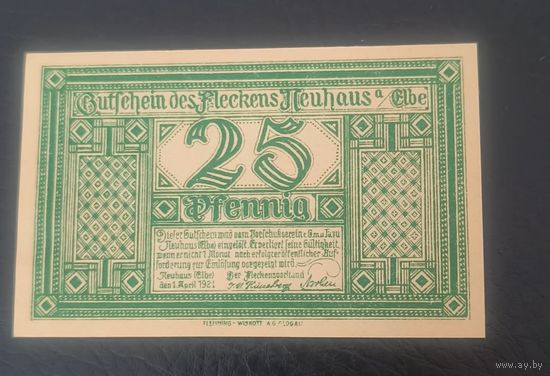 Нотгельд 25 пфеннигов