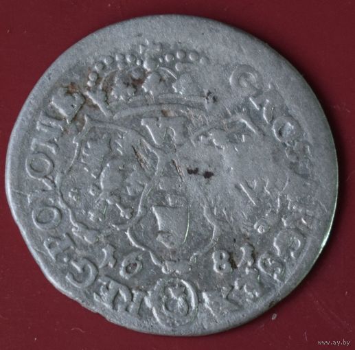 Шестак (шесть грошей) 1681 Ян Собеский