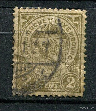 Люксембург - 1907 - Герб 2С - [Mi.85] - 1 марка. Гашеная.  (Лот 38CJ)