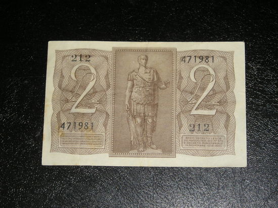 Италия, 2 Лира 1939