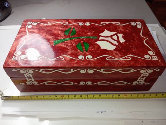 Винтажная шкатулка . Перламутр . СССР