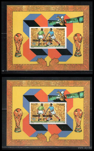 Джибути-1986  , Спорт, ЧМ-1986, Футбол, Надп.  MNH