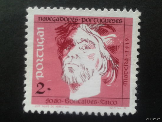 Португалия, 1990. Стандарт, Жоау Гонсалвеш, мореплаватель
