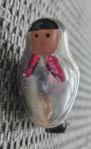 Елочная игрушка. Матрёшка. СССР .