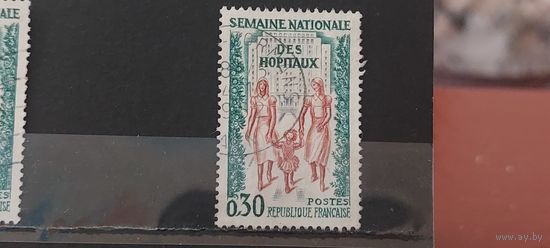 РАСПРОДАЖА ФРАНЦИЯ 1962г. Полная серия. Гаш.
