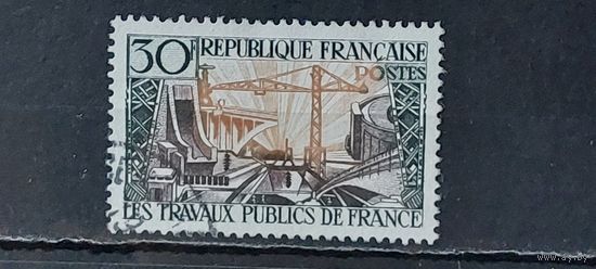 РАСПРОДАЖА ФРАНЦИЯ 1957г. Полная серия. Гаш.