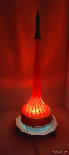 Советский Светильник Ночник Лампа Ракета Космос СССР