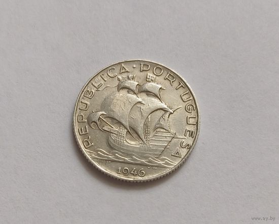2.5 эскудо, 1946г.650 пр.,Португалия.